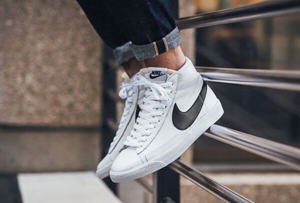 Giày Nike Wmns Blazer Mid 77 Vintage 'White Black' CZ1055-100 - Ảnh 7