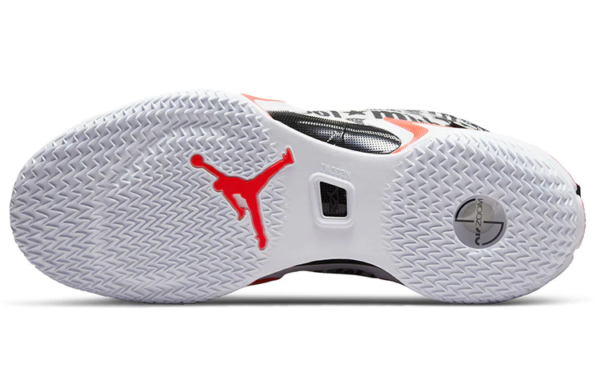 Giày Nike Air Jordan 36 Flight School 'Black White-Infrared 23' DN4198-001 - Ảnh 9