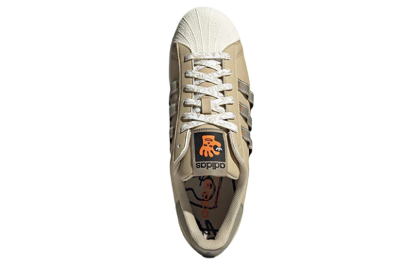 Giày Adidas Superstar 'Beige' HQ6450 - Ảnh 2