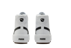 Giay Puma Kaia Mid Fur Black White 385341-02