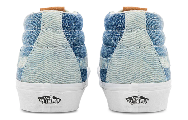 Giày Vans SK8 Mid 'Blue Denim' VN0A3WM3448 - Ảnh 5