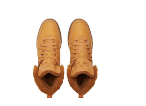 Giay Puma Rebound Joy Fur Corduroy Wheat 385254-02