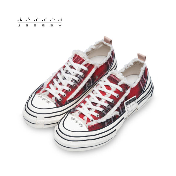 Giay xVESSEL G.O.P Lows 'Forrest Red Plaid' F22X91R