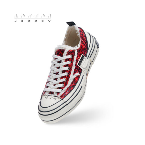 Giay xVESSEL G.O.P. Lows 'Python Pattern Red' F22X86R