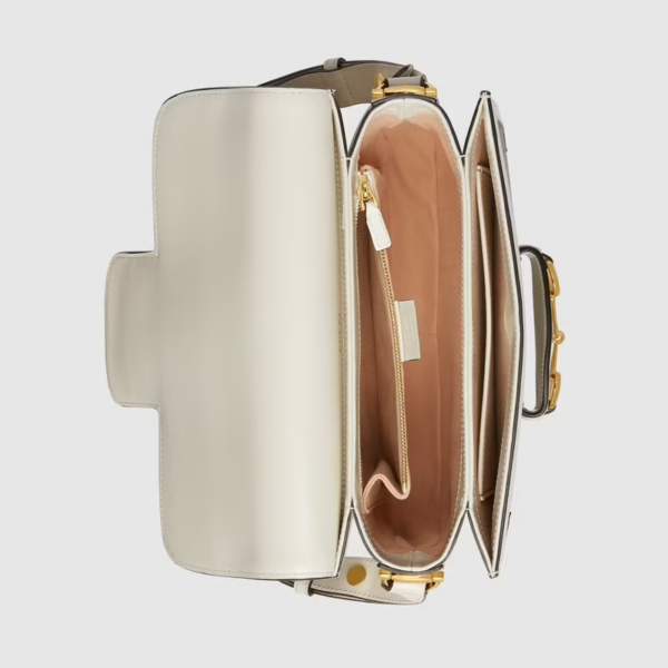 Túi Gucci Horsebit 1955 'Beige White' 602204-92TCG-9761 - Ảnh 2