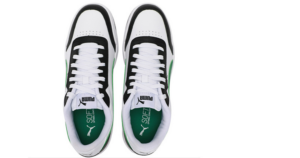 Giay Puma Caracal  White Green Black 369863-30