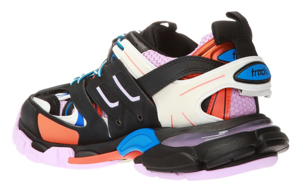 Giày Balenciaga Wmns Track Trainer Black Orange Pink 542436-W1GC1-1054 - Ảnh 3