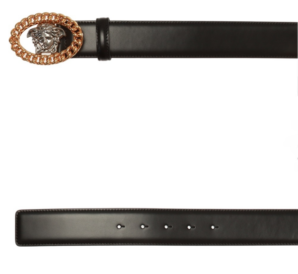 Thắt lưng Versace Men's Leather Belt DCU6705-DVTSA8-K4OOH - Ảnh 3