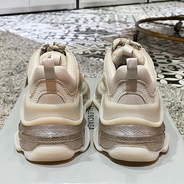 Giày Balenciaga Triple S Sneaker Clear Sole Beige 544351 W2GA1 9002 - Ảnh 5