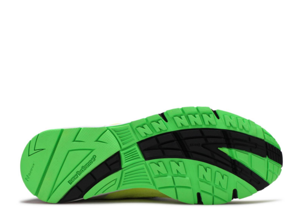 Giày New Balance Aries x 991 'Neon Yellow' M991AFL - Ảnh 4