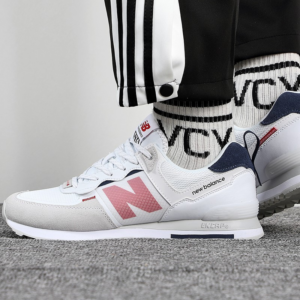 Alternative view of Giày New Balance 574 'White Black' ML574IST