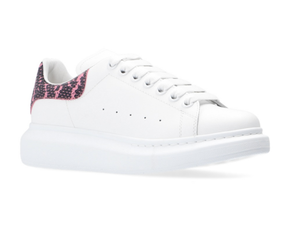Giày Alexander McQueen White & Snake Oversized 'Pink' 553770-WHZ4C-9558 - Ảnh 4