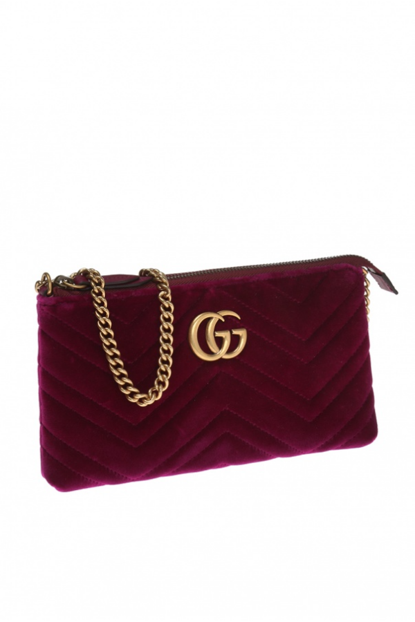 Túi Gucci GG Marmont Shoulder Bag Red 443447 9QIDT 5671 - Ảnh 3