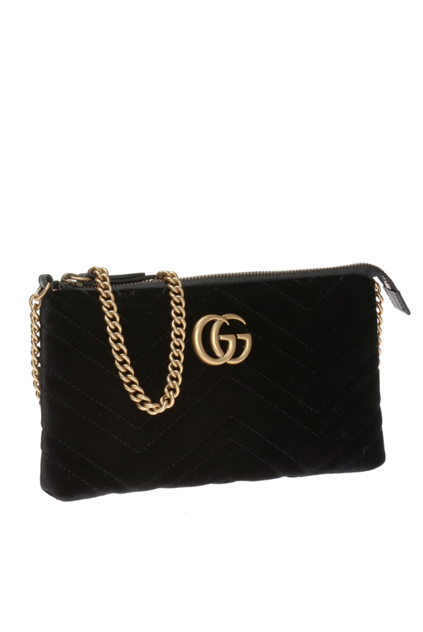 Túi Gucci GG Marmont Shoulder Bag Black 443447 9QIDT 1000 - Ảnh 2