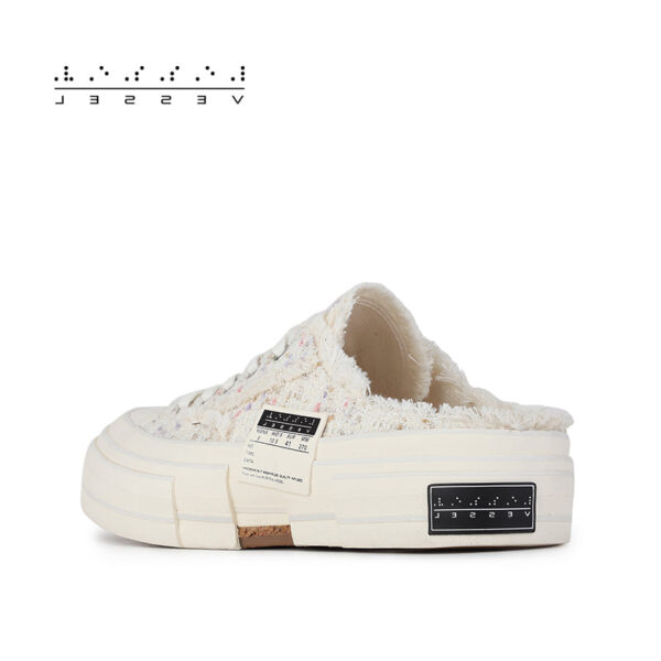 Giay xVESSEL G.O.P. Slip On 'White Tweed'