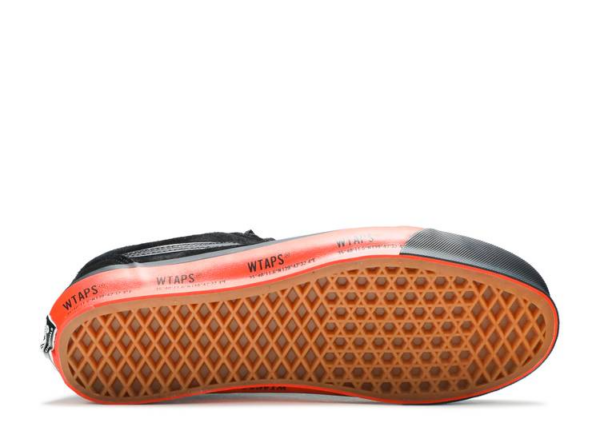 Giày Vans WTAPS x Old Skool LX 'Black Orange' VN0A4P3X20E - Ảnh 9