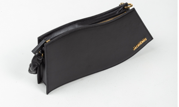 Túi Jacquemus La Vague Leather Shoulder Bag 'Black' 22E221BA0213060 - Ảnh 2