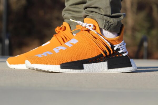Giày Adidas NMD R1 Pharrell HU Hue Man Tangerine BB3070 - Ảnh 4