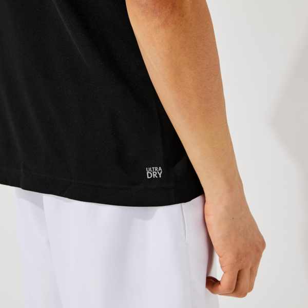 Ao Lacoste Sport Erkek Regular Fit Siyah Polo 'Black' DH2094-258