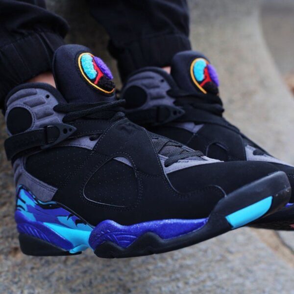 Giày Nike Air Jordan 8 Retro 'Aqua' 2007 305381-041 - Ảnh 6