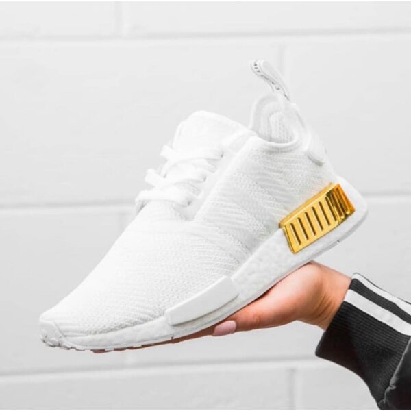 Giày Adidas NMD R1 'White Gold Metallic' EG6703 - Ảnh 3