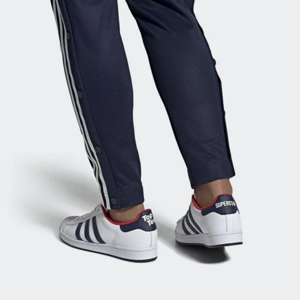 Giày Adidas Superstar 'Navy Red' FV8270 - Ảnh 2