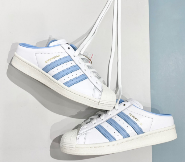 Giày Adidas Superstar Mule 'White Clear Sky' H05738 - Ảnh 2