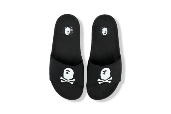 Dép BAPE PIRATE SLIDES BLACK 4G20191001 - Ảnh 3