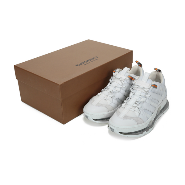 Giày Burberry Nylon and Leather Union White 80210111 - Ảnh 5