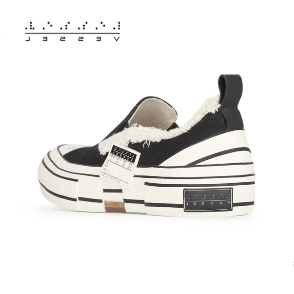 Giày XVESSEL G.O.P. Black Slip On S21X16B - Ảnh 5