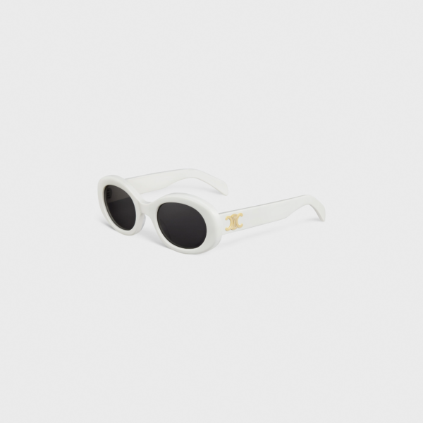 Kinh Celine Triomphe 01 Sunglasses 'Gold White' 4S194CPLB-01BC
