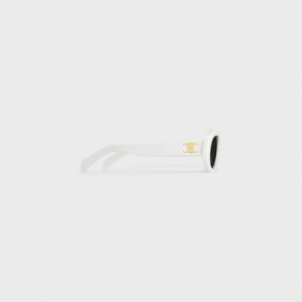 Kinh Celine Triomphe 01 Sunglasses 'Gold White' 4S194CPLB-01BC