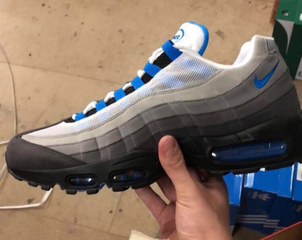 Giày Nike Air Max 95 OG 'Crystal Blue' AT8696-100 - Ảnh 4