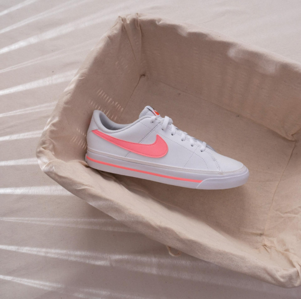 Giày Nike Court Legacy GS 'White Sunset Pulse' DA5380-103 - Ảnh 3