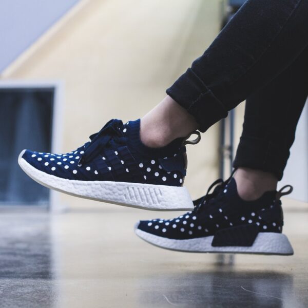 Giày Adidas Wmns NMD R2 PK 'Collegiate Navy' BA7560 - Ảnh 2
