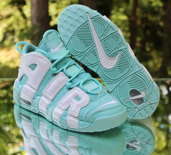 Giày Nike Air More Uptempo GS 'Island Green' 415082-300 - Ảnh 6