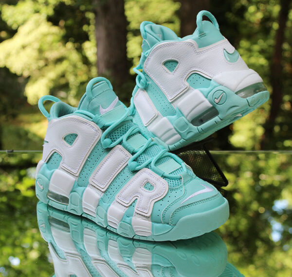 Giày Nike Air More Uptempo GS 'Island Green' 415082-300 - Ảnh 4