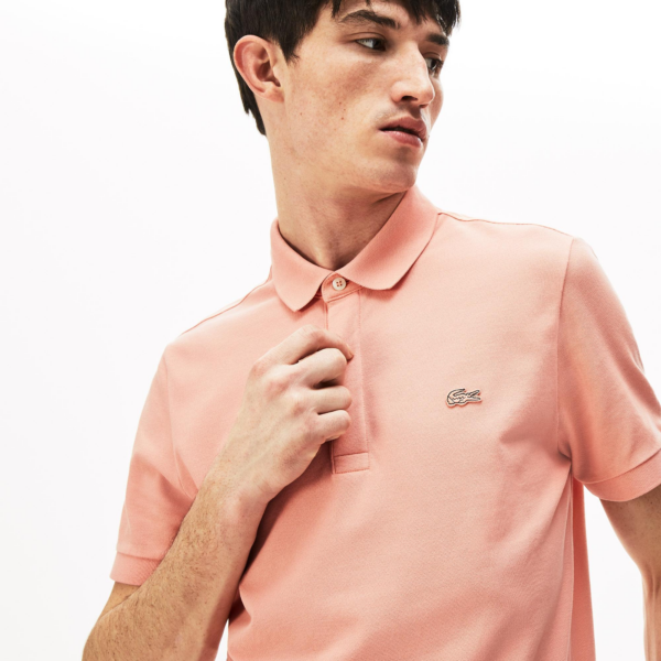 Áo Lacoste Men's Paris Polo Regular Fit Stretch Cotton Piqué PH5522-5MM - Ảnh 4