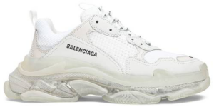 Giày Balenciaga Wmns Triple S 'White Clear Sole' 544351-W09E1-9000