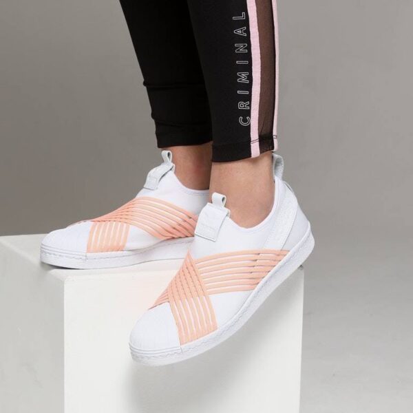 Giày Adidas Wmns Superstar Slip On 'Clear Orange' D96704 - Ảnh 3