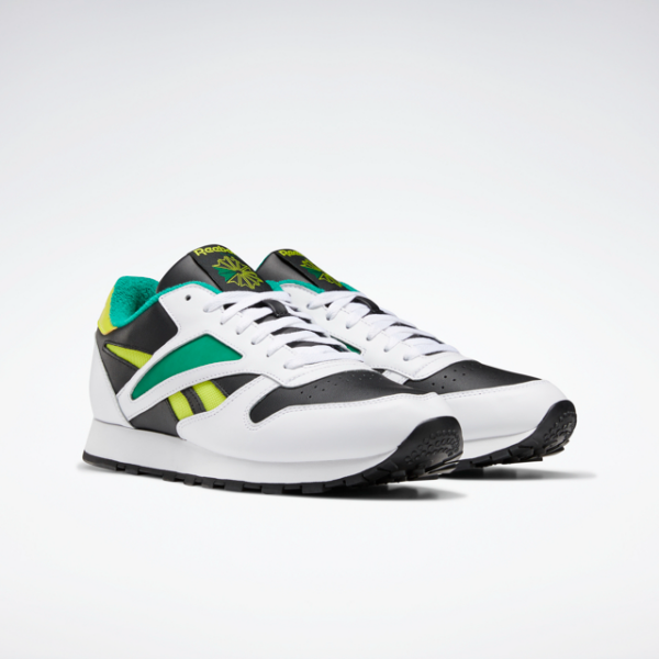 Giày Reebok Classic Leather Mark 'Black Hero Yellow' - Ảnh 4