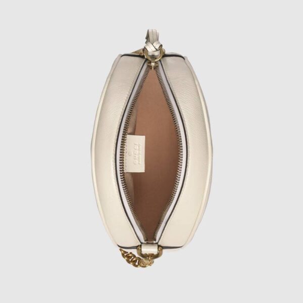 Túi Gucci GG Marmont Mini Round Shoulder Bag 550154 0OLET 9022 - Ảnh 5