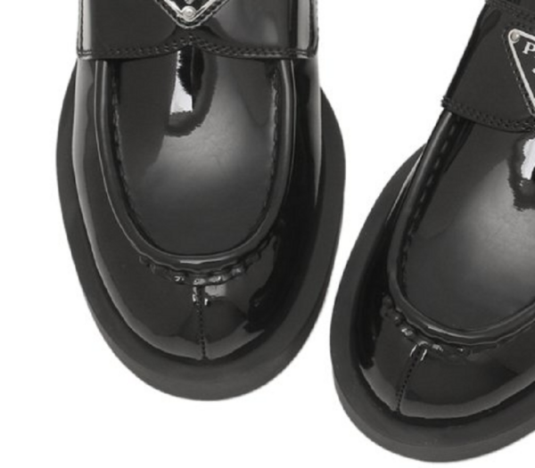 Dép Prada Logo Brushed 'Black' 1D652M JHR F0002 - Ảnh 2