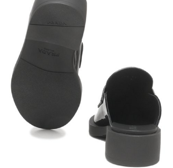 Dép Prada Logo Brushed 'Black' 1D652M JHR F0002 - Ảnh 5