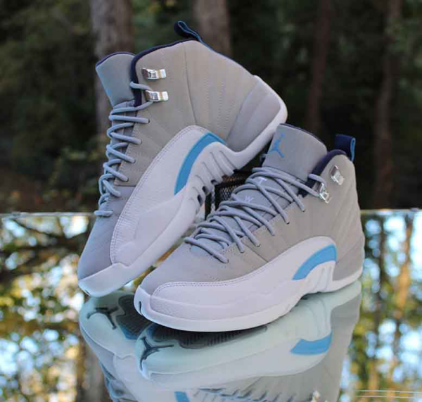 Giày Nike Air Jordan 12 Retro BG 'University Blue' 153265-007 - Ảnh 4