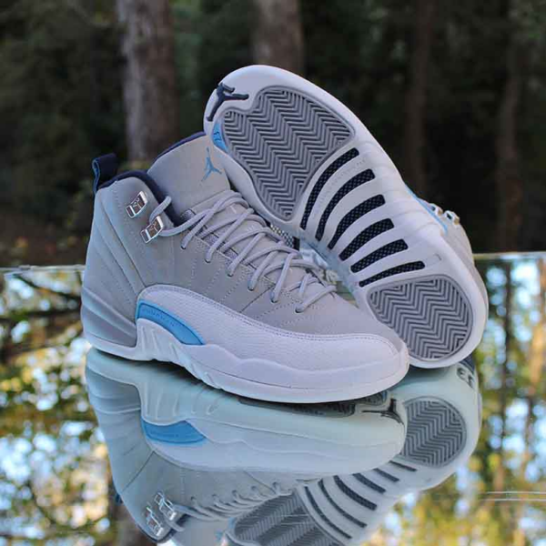 Giày Nike Air Jordan 12 Retro BG 'University Blue' 153265-007 - Ảnh 5