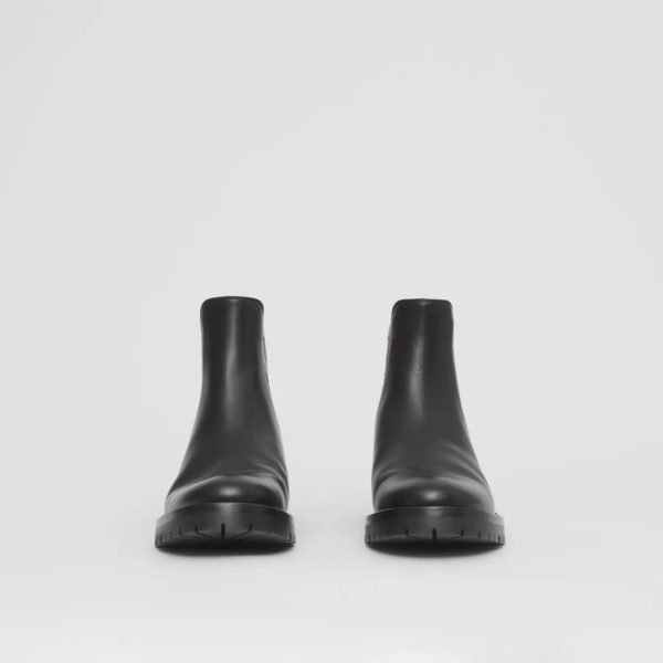 Giày Burberry Vintage Leather Chelsea Boots 'Black' 80423631 - Ảnh 2