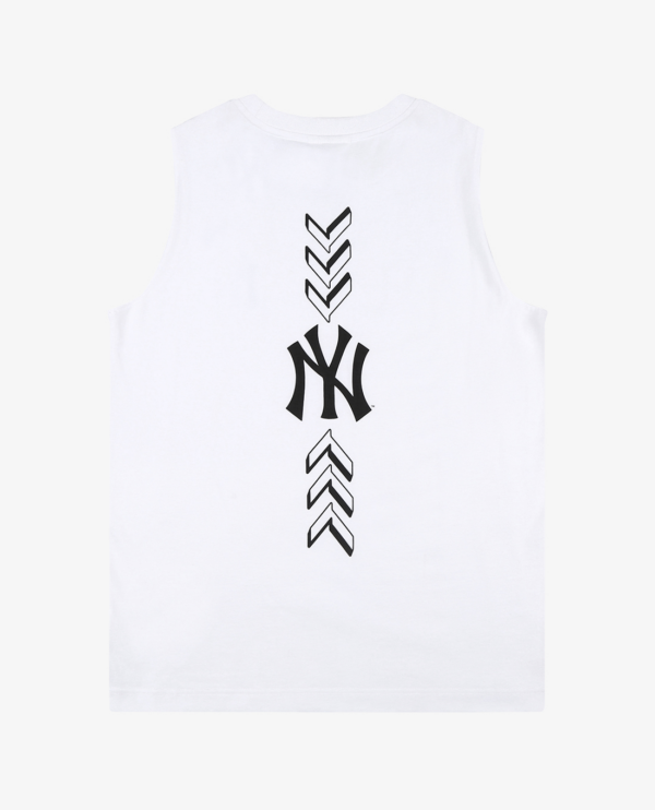 Áo MLB Seamball Sleeveless Top New York Yankees 'White' 31TKS2131-50W - Ảnh 2