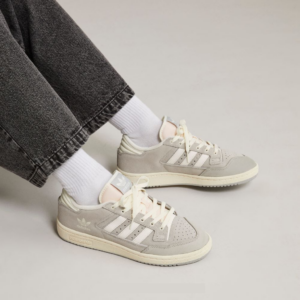 Giay Adidas Centennial 85 Low 'Metallic Grey Cloud White' GX2215