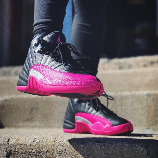 Giày Nike Air Jordan 12 Retro GS 'Deadly Pink' 510815-026 - Ảnh 2